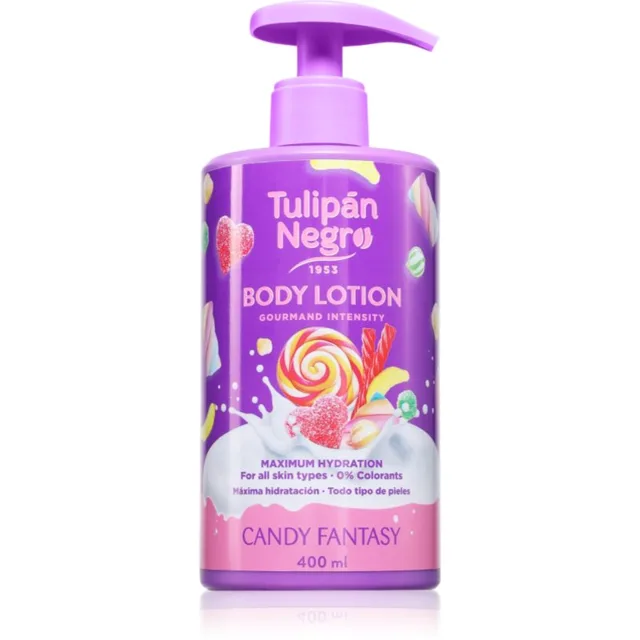 Tulipán Negro Candy Fantasy hydratační tělové mléko 400 ml