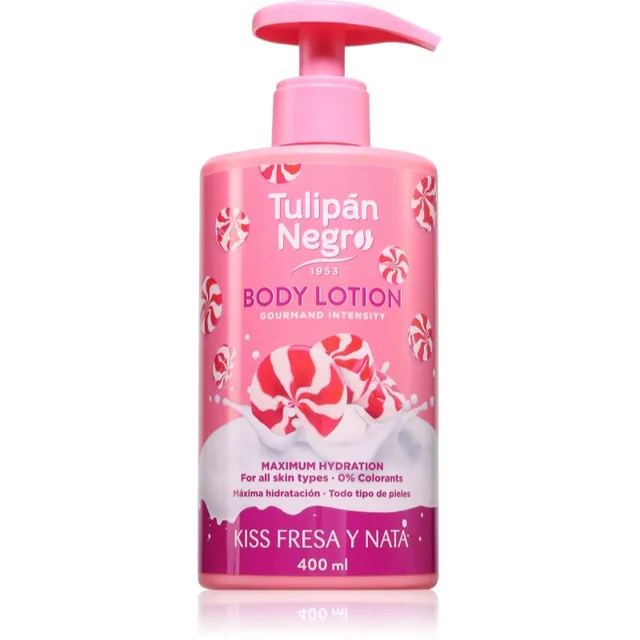 Tulipán Negro Fresa tělové mléko 400 ml