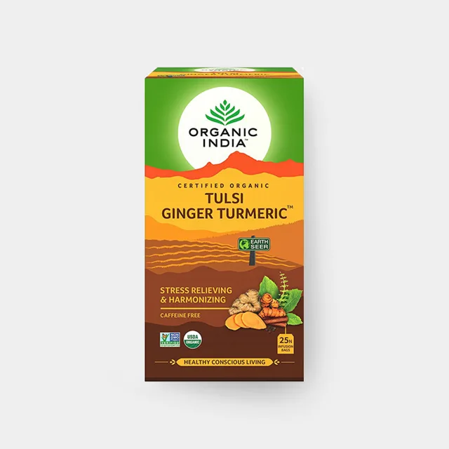 Tulsi kurkuma-zázvor BIO, 25 sáčků - Bio