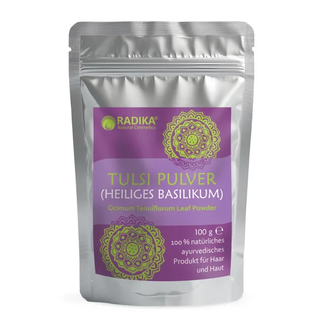 Tulsi prášek (bazalka posvátná) - 100 g - Bioherba