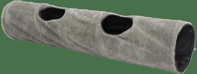 Tunel Magic Cat plyš šedý 120cm