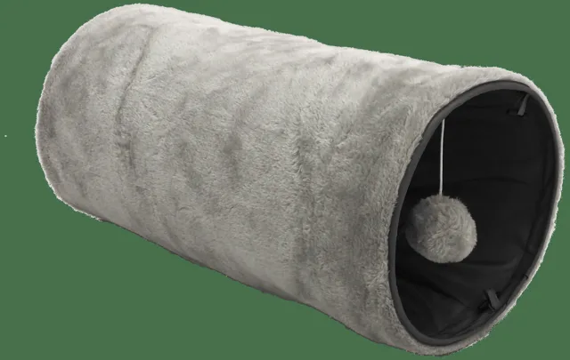 Tunel Magic Cat plyš šustící šedý 50cm