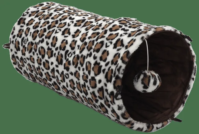 Tunel Magic Cat plyš šustící vzor leopard 50cm
