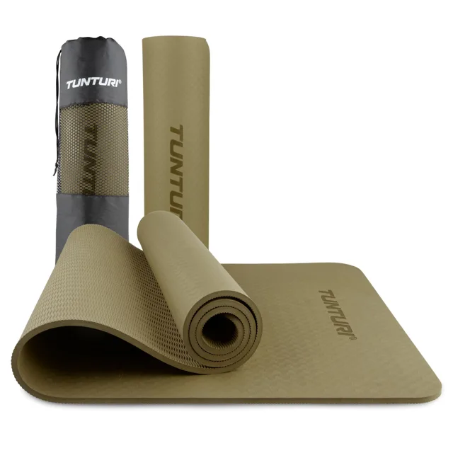 Tunturi Jóga podložka TPE 8 mm varianta Army zelená