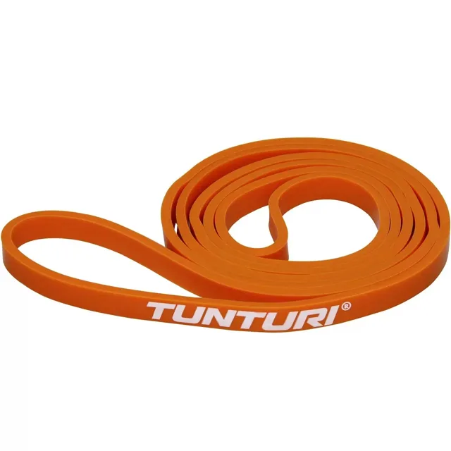 Tunturi Posilovací guma Power Band varianta extra light oranžová