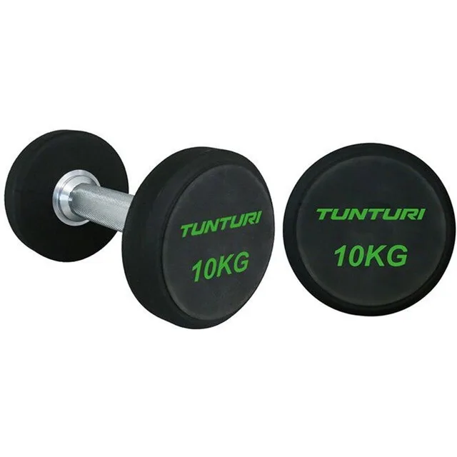 Tunturi Sada jednoručních činek Pro PU Dumbbell 2-12 kg (10 párů)