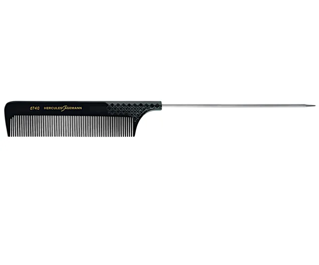 Tupírovací hřeben s kovovým hrotem Hercules Sägemann 6740 - 23,6 cm (8067403) + dárek zdarma