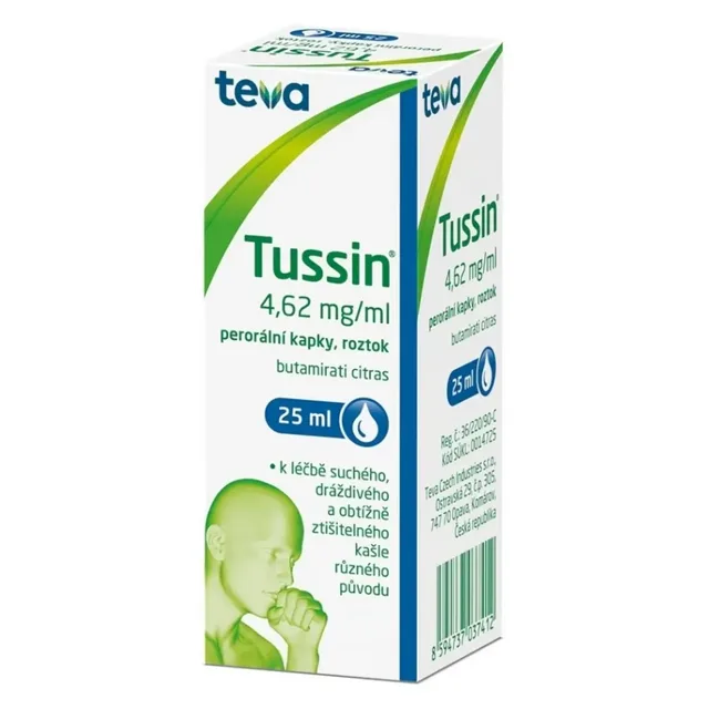 TUSSIN POR 4,62MG/ML POR GTT SOL 1X25ML