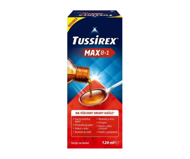 Tussirex MAX 8v1 sirup 120 ml