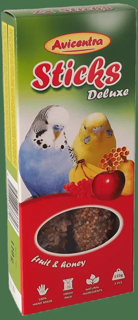Tyčinky AVICENTRA ovocné pro andulky 2ks