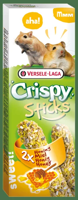 Tyčinky Versele-Laga Crispy s medem pro křečky a pískomily 110g