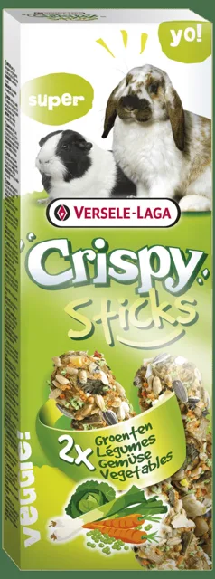 Tyčinky Versele-Laga Crispy se zeleninou pro králíky a morčata 110g