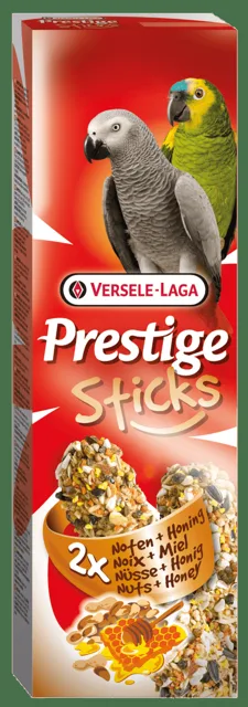 Tyčinky Versele-Laga Prestige ořechy a med pro velké papoušky 140g