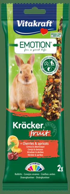 Tyčinky Vitakraft Emotion kracker pro králíky ovocný  2ks