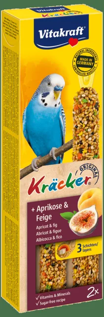 Tyčinky Vitakraft Kracker meruňka a fík 2ks