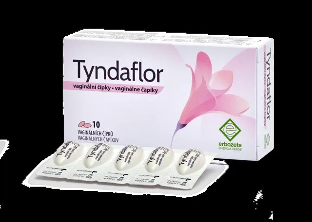 Tyndaflor vaginální čípky 10 x 2 g