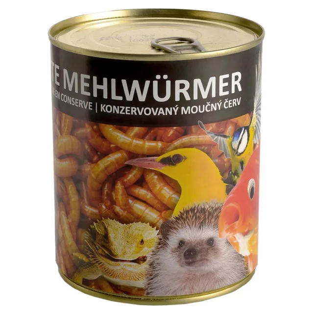 UGF sušený moučný červ konzerva 490 g