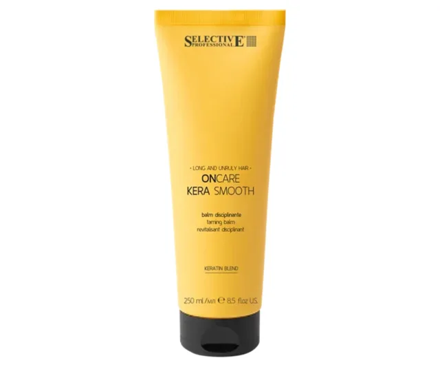 Uhlazující kondicionér pro dlouhé a nepoddajné vlasy Selective Professional OnCare Kera Smooth Balm - 250 ml + dárek zdarma