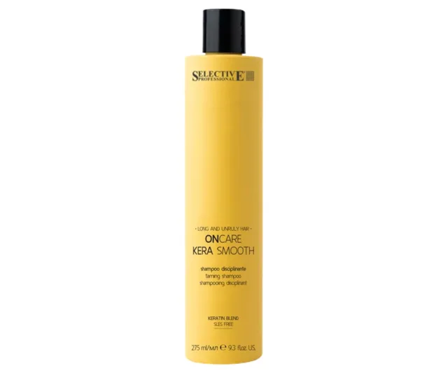 Uhlazující šampon pro dlouhé a nepoddajné vlasy Selective Professional OnCare Kera Smooth Shampoo - 275 ml + dárek zdarma