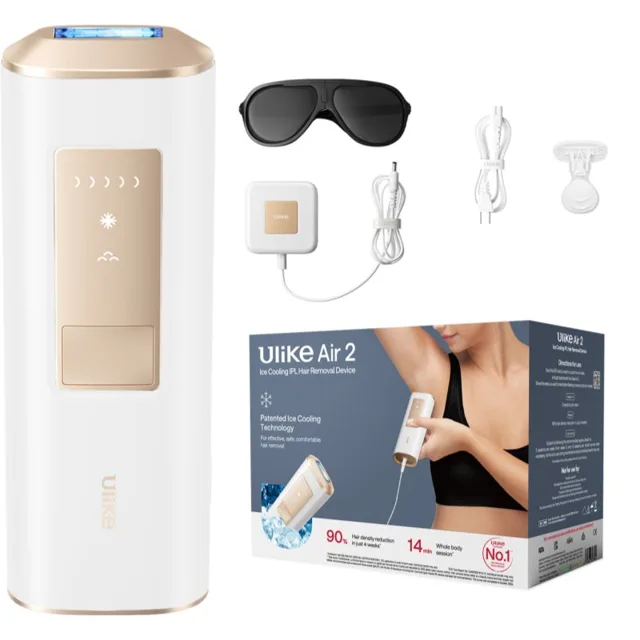 Ulike Air 2 IPL epilátor na tělo, tvář, oblast bikin a podpaží Star White 1 ks