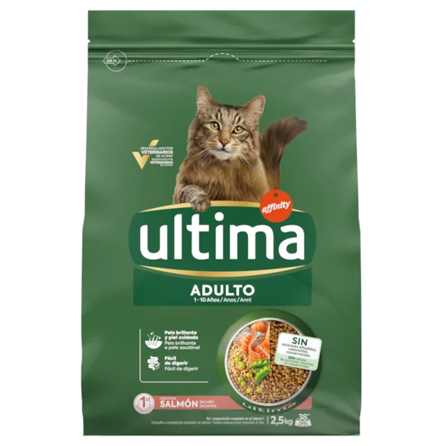 Ultima Adult losos - výhodné balení: 2 x 2,5 kg