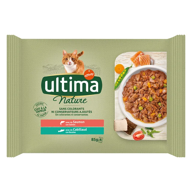 Ultima Cat Nature 4 x 85 g - drůbeží