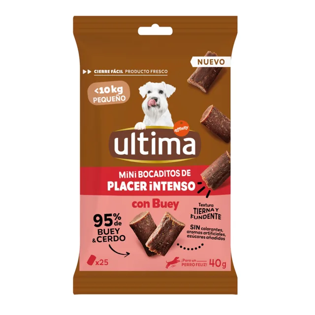 Ultima Dog Mini Snack - hovězí (40 g)