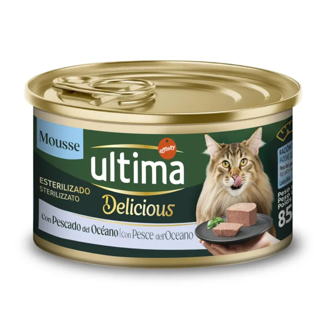 Ultima Fit & Delicious Sterilized 24 x 85 g - mořské ryby