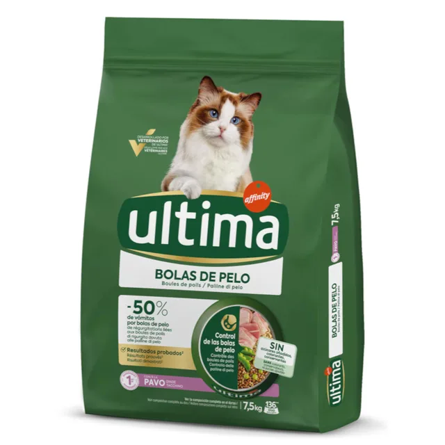 Ultima Hairball krůtí - Výhodné balení: 2 x 7,5 kg