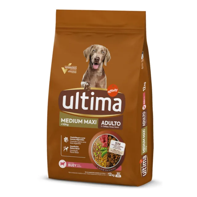 Ultima Medium / Maxi Adult hovězí - 12 kg