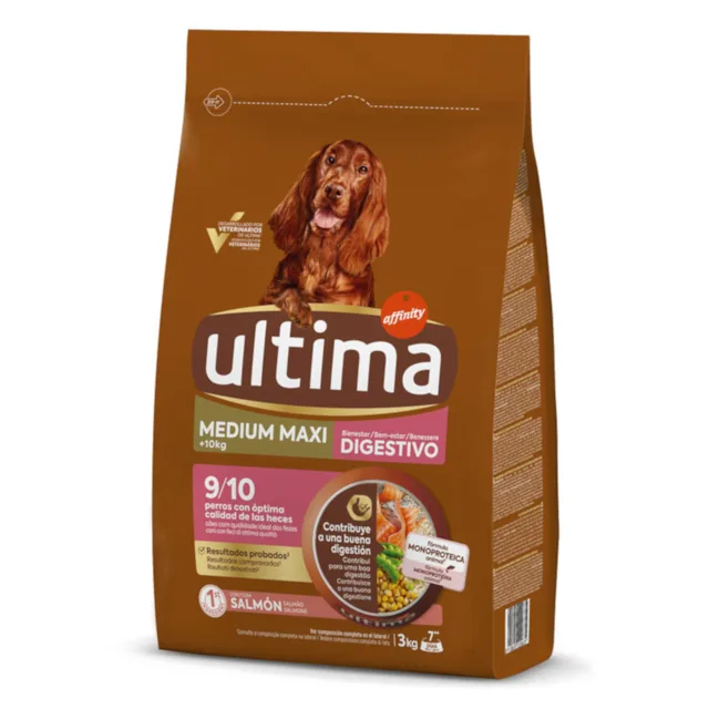Ultima Medium / Maxi Digestive Well-Being s lososem - 7 kg
