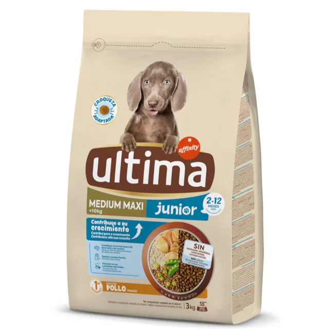 Ultima Medium / Maxi Junior s kuřecím - 12 kg