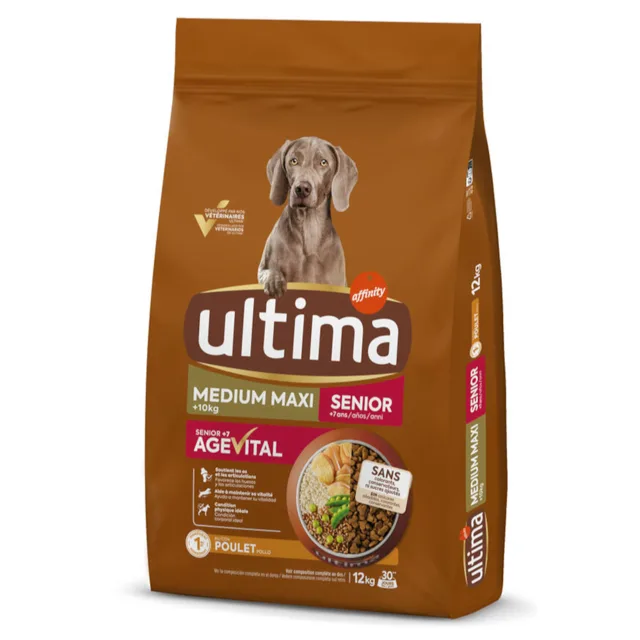 Ultima Medium / Maxi Senior s kuřecím - 12 kg