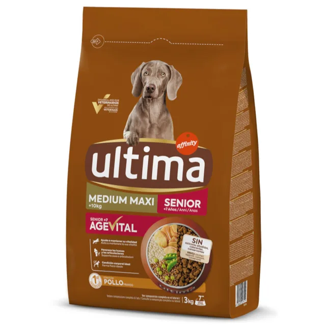 Ultima Medium / Maxi Senior s kuřecím - 2 x 12 kg