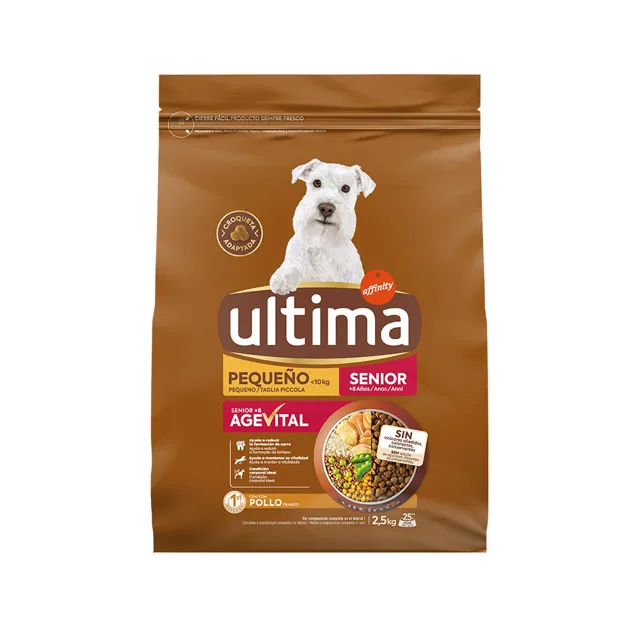 Ultima Mini Senior kuřecí - výhodné balení: 2 x 2,5 kg