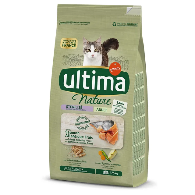 Ultima Nature Sterilized Salmon - 4 x 1,25 kg
