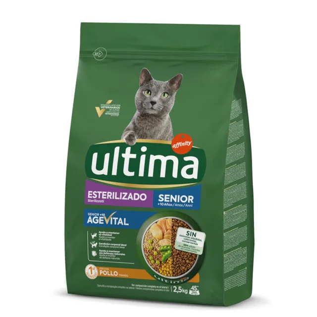 Ultima Sterilized Senior kuře - 2,5 kg