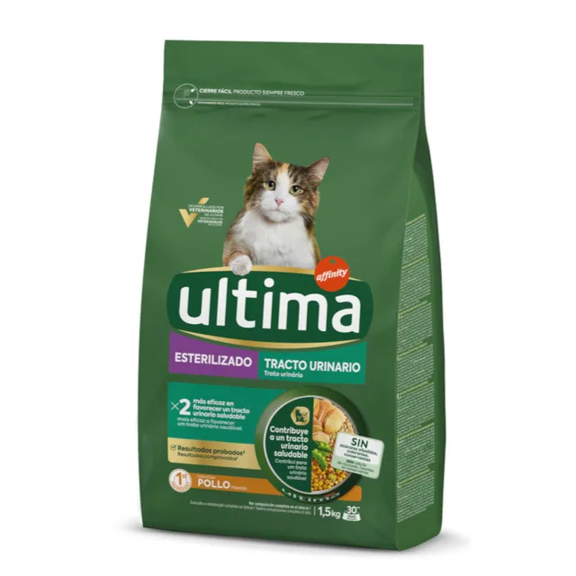 Ultima Sterilized Urinary s kuřecím - Výhodné balení: 4,5 kg (3 x 1,5 kg)