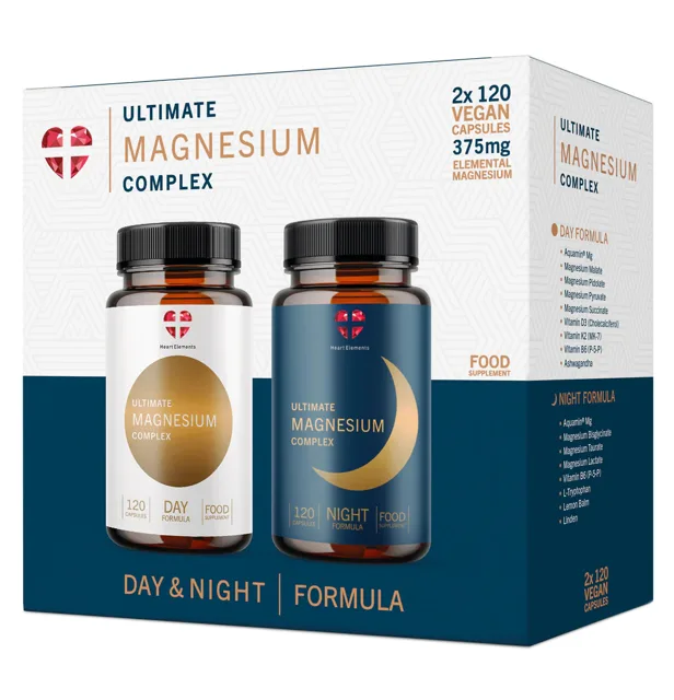 Ultimate Magnesium Complex - 2x 120 kapslí - Heart Elements