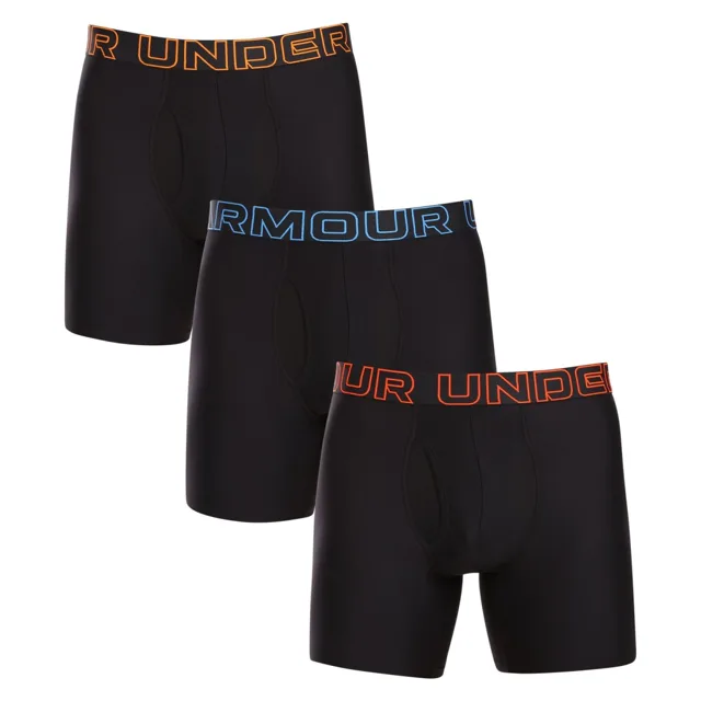 Under Armour 3PACK pánské boxerky černé (1383878 002) 5XL