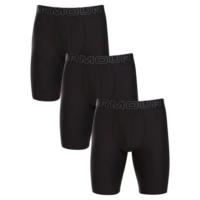 Under Armour 3PACK pánské boxerky černé (1383880 001) M
