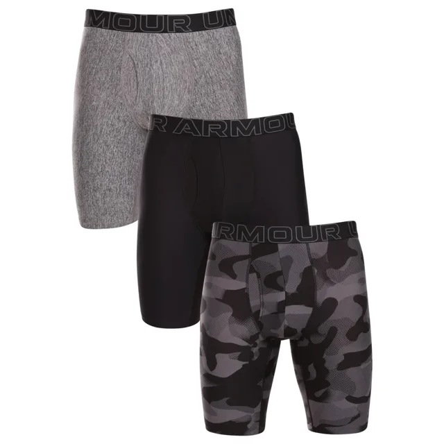 Under Armour 3PACK pánské boxerky vícebarevné (1383881 001) XL