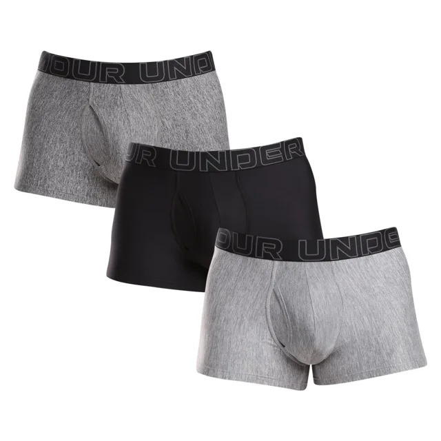 Under Armour 3PACK pánské boxerky vícebarevné (1383882 035) 3XL