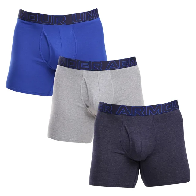 Under Armour 3PACK pánské boxerky vícebarevné (1383889 410) 3XL
