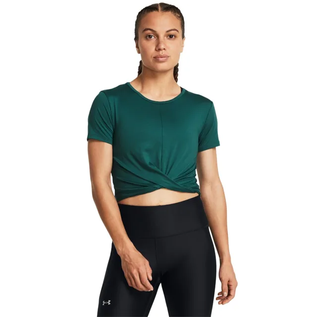 Under Armour Dámské Triko Motion Crossover Crop SS Blue