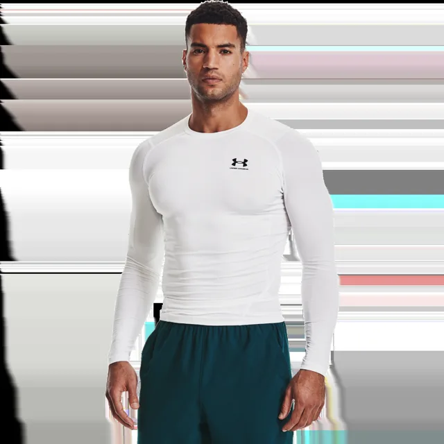 Under Armour Kompresní tričko HG Armour Comp LS White - Under Armour