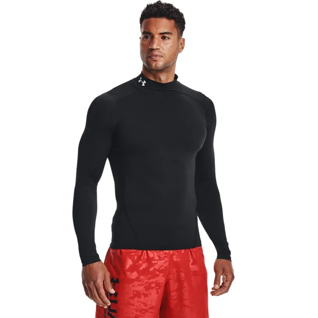 Under Armour Kompresní triko HG Armour Comp Mock LS Black