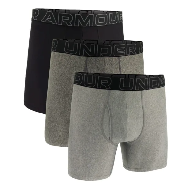 Under Armour Men‘s boxers M Perf Tech 6in 3pack Grey