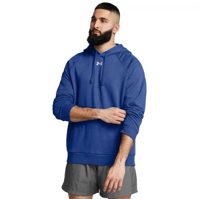 Under Armour Mikina UA Rival Fleece Hoodie Blue