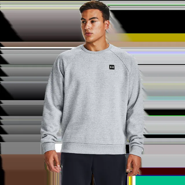 Under Armour Pánská mikina Rival Fleece Crew Grey